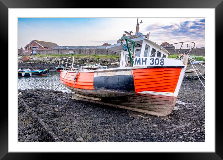 Exploring the Coastal Haven: Paddy's Hole Framed Mounted Print by Steve Smith
