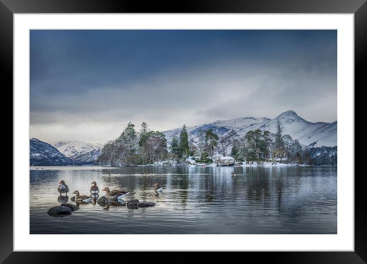 Keswick The Lake District Framed Mounted Print by chris smith