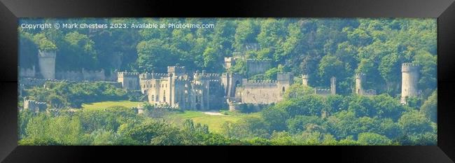 Gwrych Castle from the A55 Framed Print by Mark Chesters