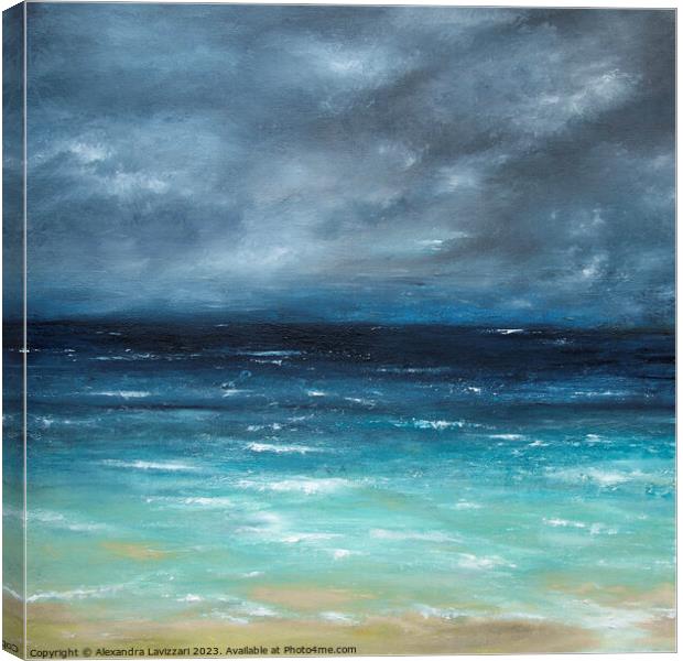 A Storm Is Brewing Canvas Print by Alexandra Lavizzari