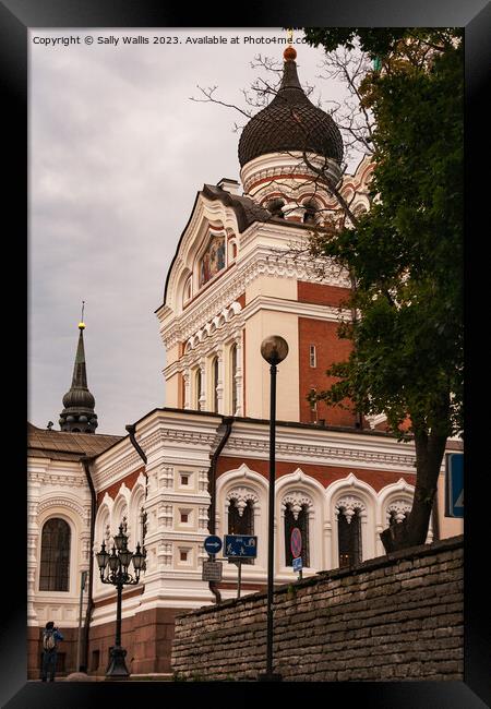 Aleksander Nevski Cathedral, Tallinn Framed Print by Sally Wallis