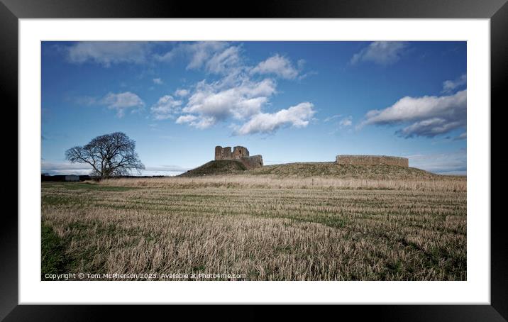 Duffus Castle, near Elgin Framed Mounted Print by Tom McPherson