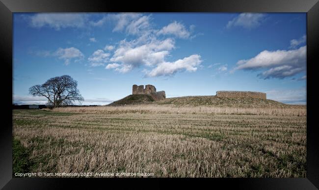 Duffus Castle, near Elgin Framed Print by Tom McPherson
