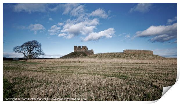 Duffus Castle, near Elgin Print by Tom McPherson