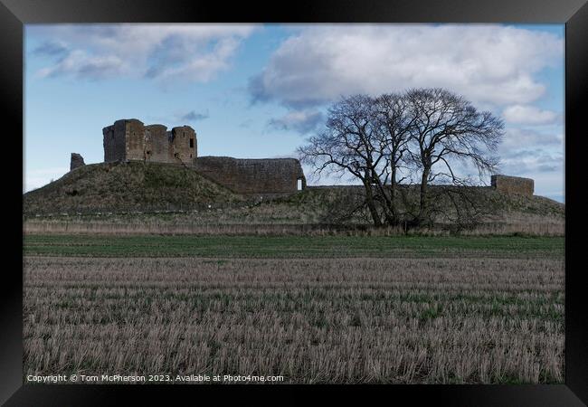 Duffus Castle, Moray Framed Print by Tom McPherson