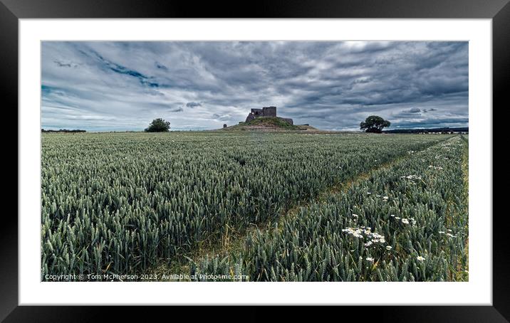 Duffus Castle Framed Mounted Print by Tom McPherson