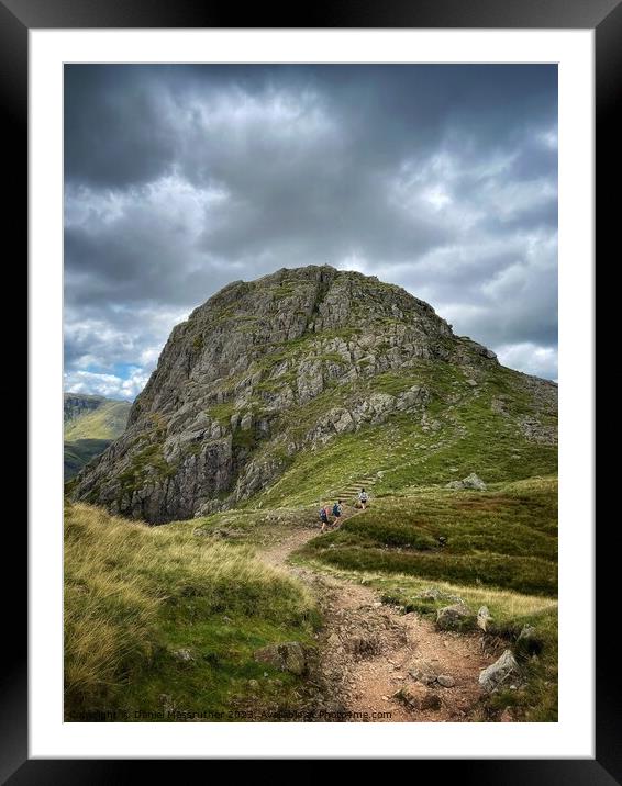 Pike O Stickle Framed Mounted Print by Daniel James