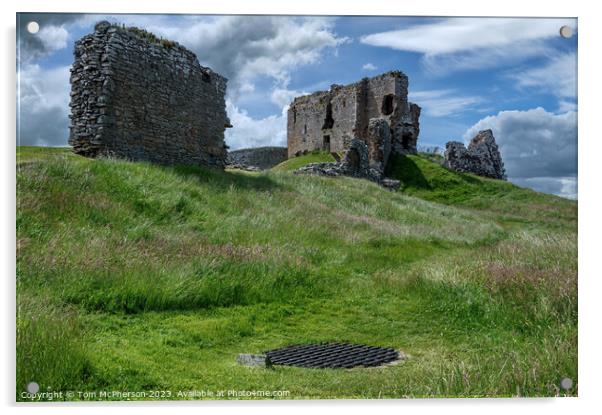Duffus Castle, Moray Acrylic by Tom McPherson