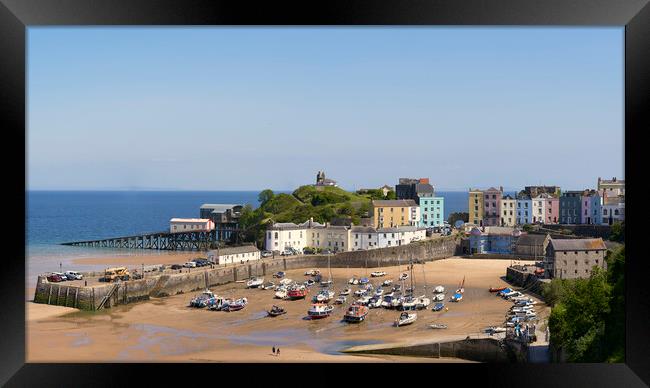 Tenby Harbour Framed Print by Richard Downs