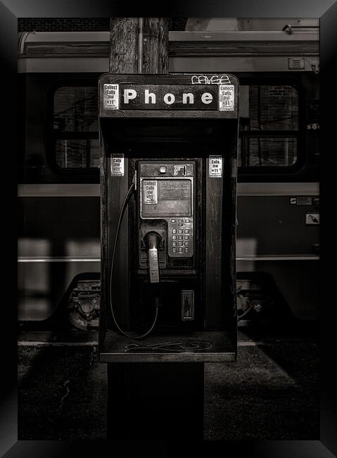 Phone Booth No 13 Framed Print by Brian Carson