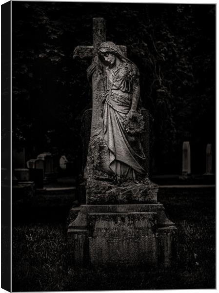 Tombstone Shadow No 34 Canvas Print by Brian Carson
