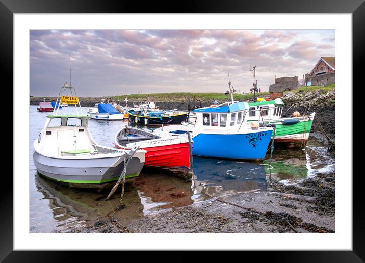 Coastal Delight: Paddy's Hole Harbour Framed Mounted Print by Steve Smith