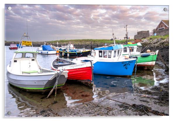 Coastal Delight: Paddy's Hole Harbour Acrylic by Steve Smith