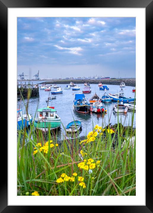 Seaside Serenity: Paddy's Hole Village Framed Mounted Print by Steve Smith