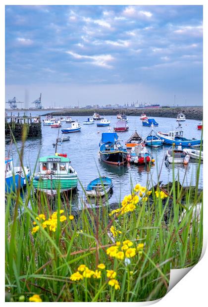 Seaside Serenity: Paddy's Hole Village Print by Steve Smith