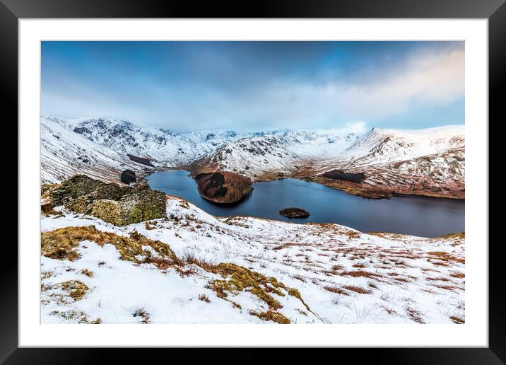 Haweswater Reservoir, Lake District Framed Mounted Print by Jim Monk