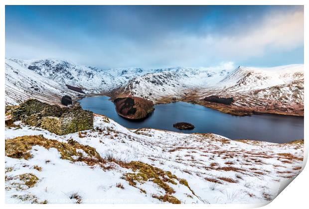 Haweswater Reservoir, Lake District Print by Jim Monk