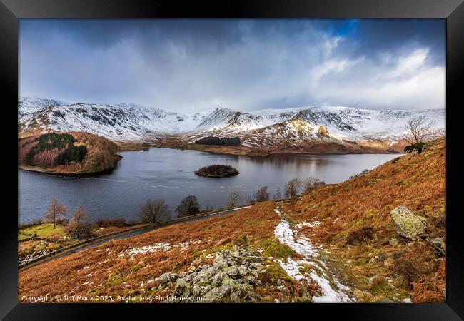 Haweswater Reservoir Framed Print by Jim Monk