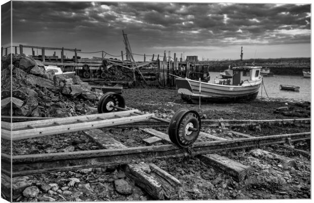 Paddy's Hole Black and White Canvas Print by Tim Hill