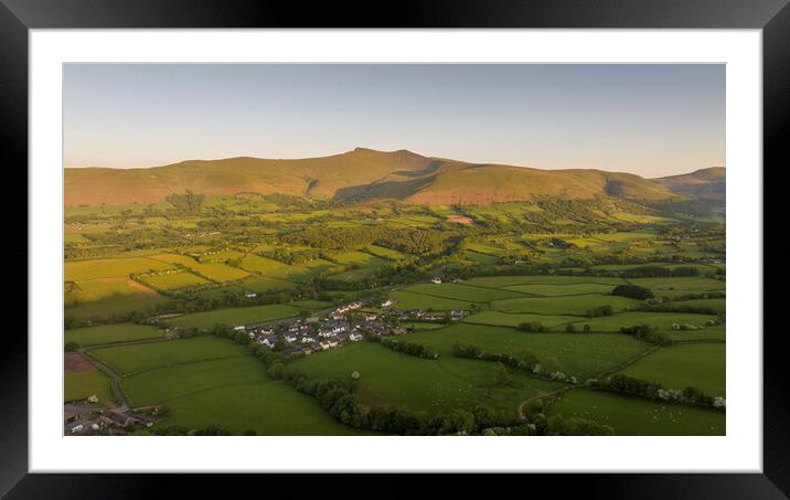 Brecon Beacons National Park Framed Mounted Print by Leighton Collins