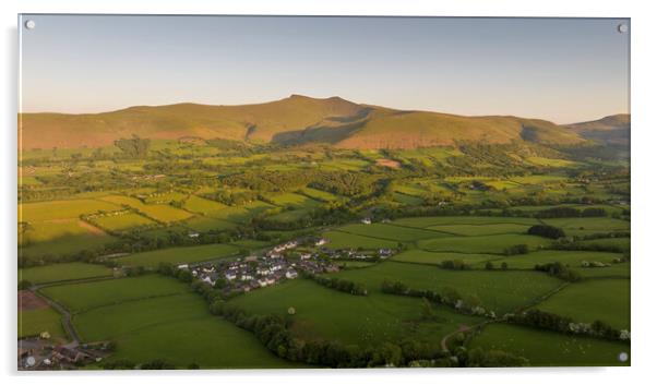 Brecon Beacons National Park Acrylic by Leighton Collins