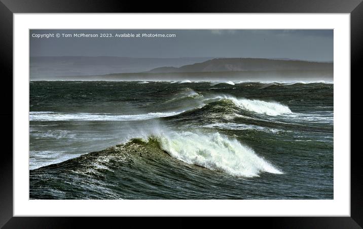 Dance of the Sea Horses at Lossiemouth Framed Mounted Print by Tom McPherson