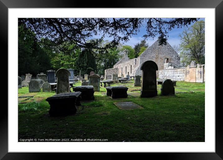 St Peters Kirk: A Serene Final Resting Place Framed Mounted Print by Tom McPherson