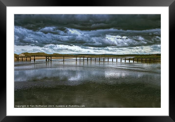 Old Bridge at Lossiemouth Framed Mounted Print by Tom McPherson