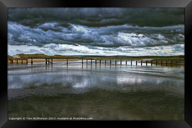 Old Bridge at Lossiemouth Framed Print by Tom McPherson
