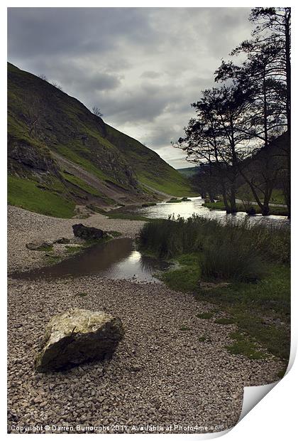Dovedale, River Dove. Print by Darren Burroughs