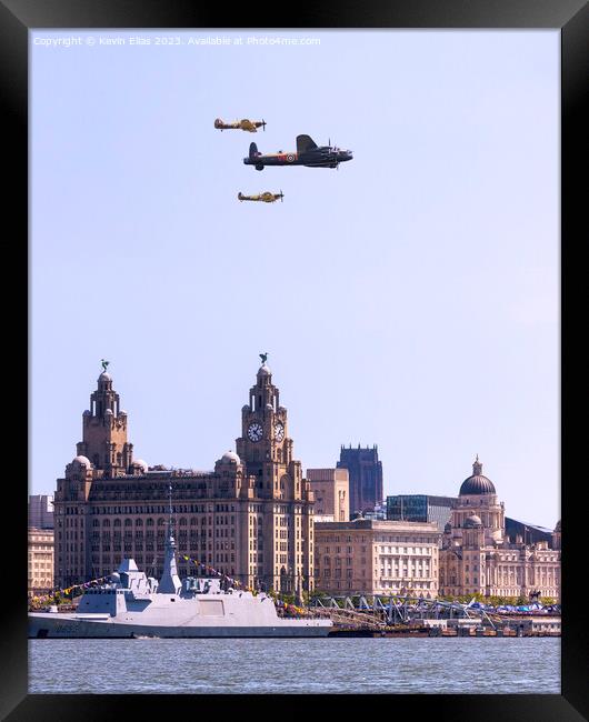 BBMF FLYBY Framed Print by Kevin Elias