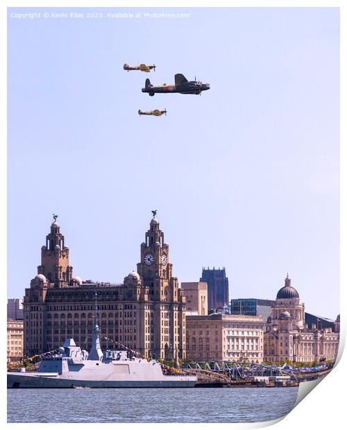 BBMF FLYBY Print by Kevin Elias