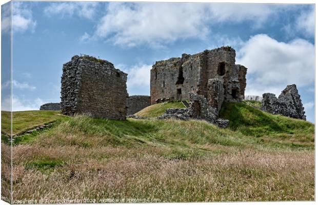 The Medieval Fortress of Duffus Castle Canvas Print by Tom McPherson