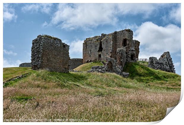 The Medieval Fortress of Duffus Castle Print by Tom McPherson