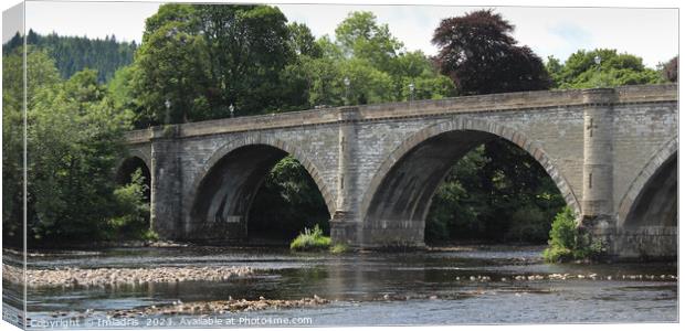 Telford Bridge, Dunkeld, Perthshire, Scotland Canvas Print by Imladris 