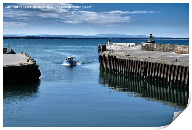 Fishing Boat coming Home Print by Tom McPherson