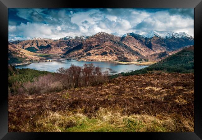 The Five Sisters of Kintail Framed Print by John Frid