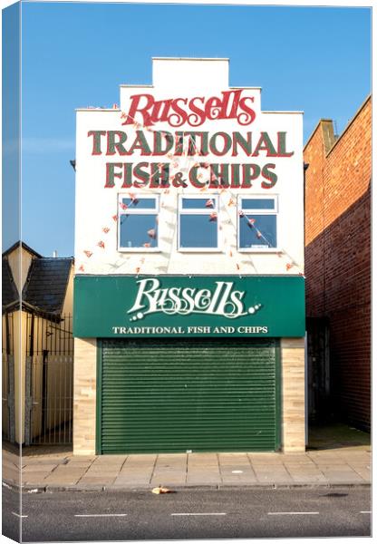 Russells Best: Redcar's Delightful Dish Canvas Print by Steve Smith