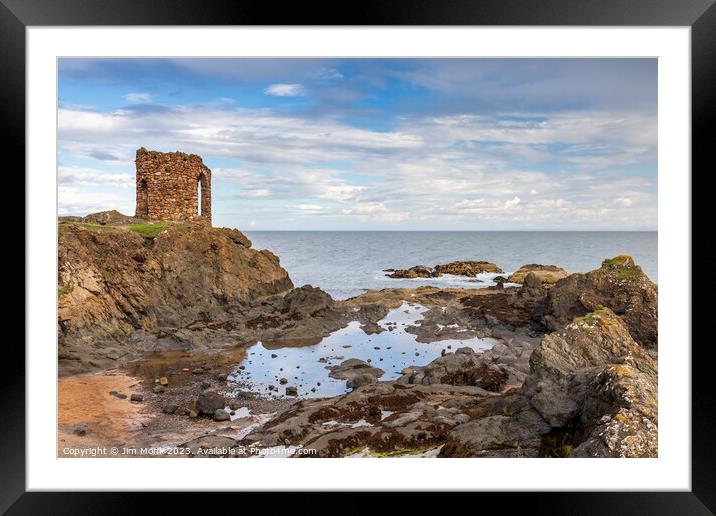 Lady's Tower, Fife Framed Mounted Print by Jim Monk