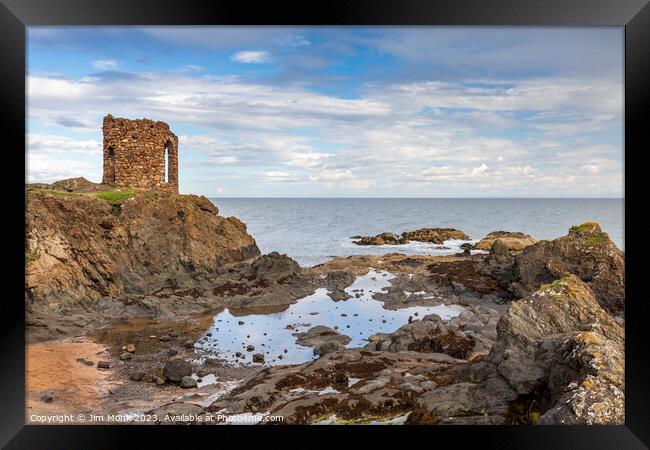 Lady's Tower, Fife Framed Print by Jim Monk
