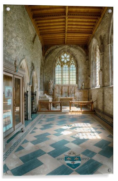 The Chapel of St Edward the Confessor, St David's  Acrylic by Richard Downs