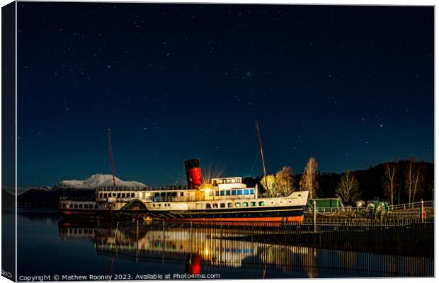 Maid of the Loch  Canvas Print by Mathew Rooney