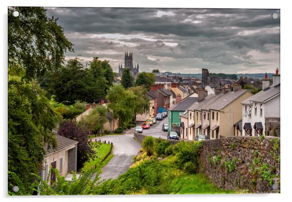 City of Kilkenny in Ireland Acrylic by Artur Bogacki