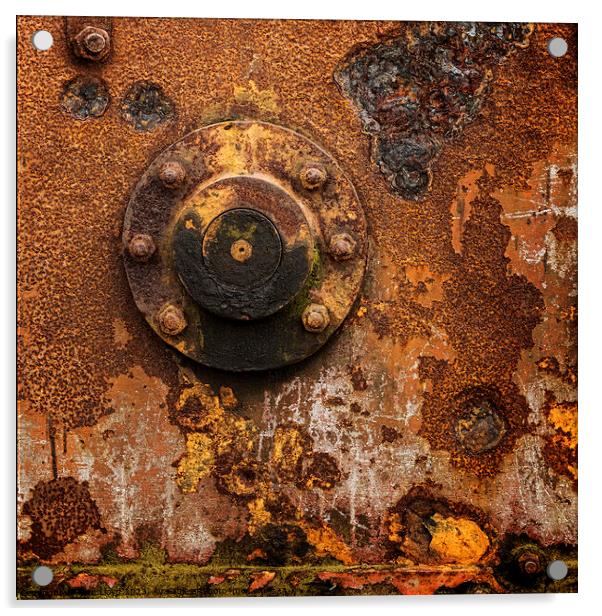 Rusty Nuts Acrylic by Tom Lloyd