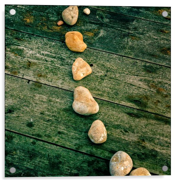 Pebbles Acrylic by Tom Lloyd