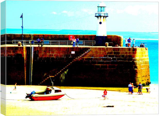 Serene St. Ives Canvas Print by john hill