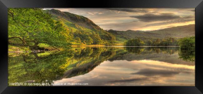 Reflection Framed Print by Jon Saiss