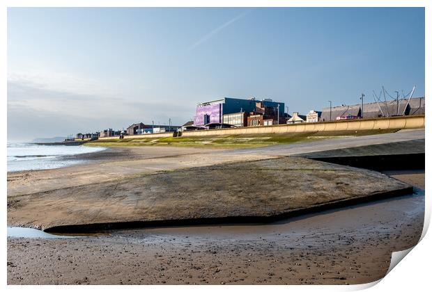 Escape to Redcar's Coastal Paradise Print by Steve Smith