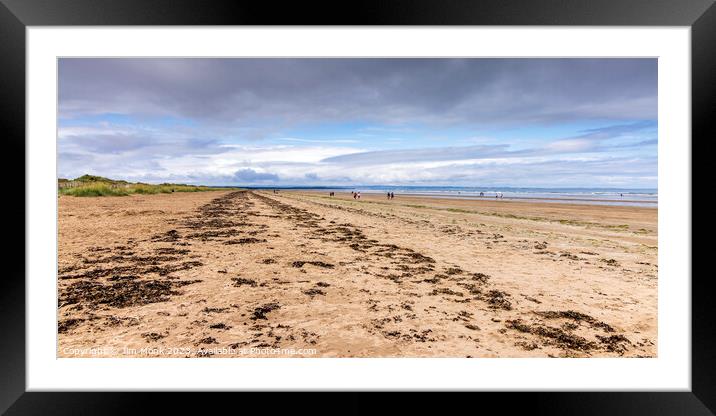 West Sands Beach, St Andrews Framed Mounted Print by Jim Monk