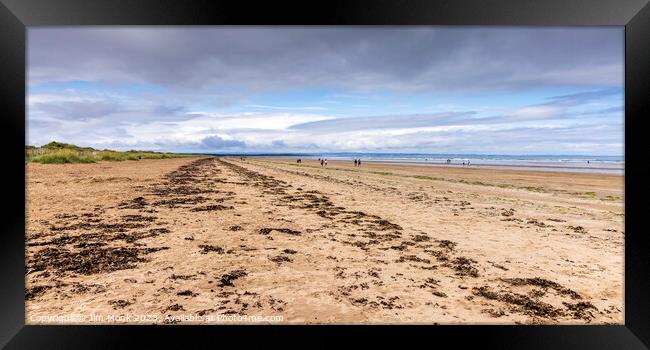 West Sands Beach, St Andrews Framed Print by Jim Monk